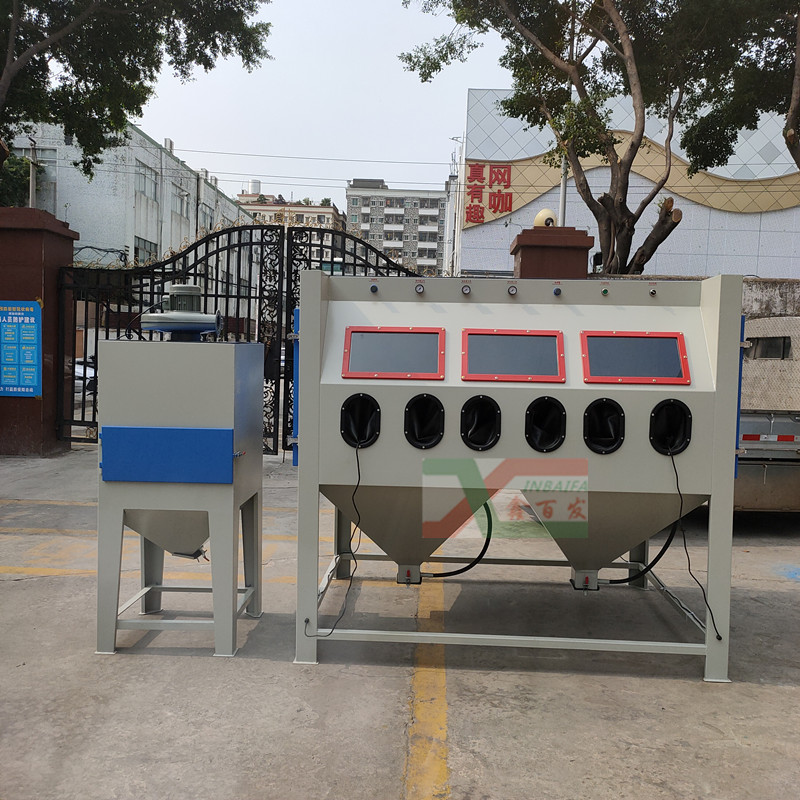 多工位非標(biāo)手動(dòng)噴砂機(jī)